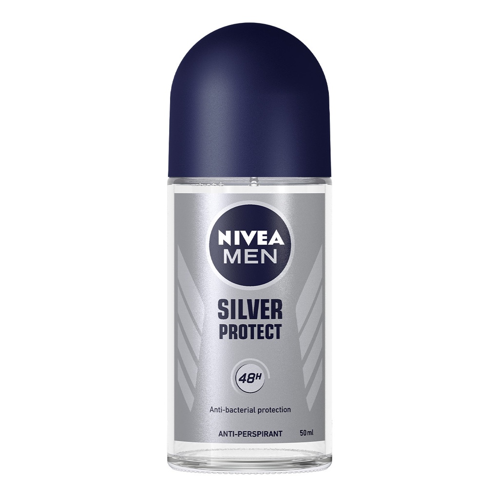 [T05556] Nivea Men Silver Protect 48H Lăn Khử Mùi Nam (Lọ/50ml)