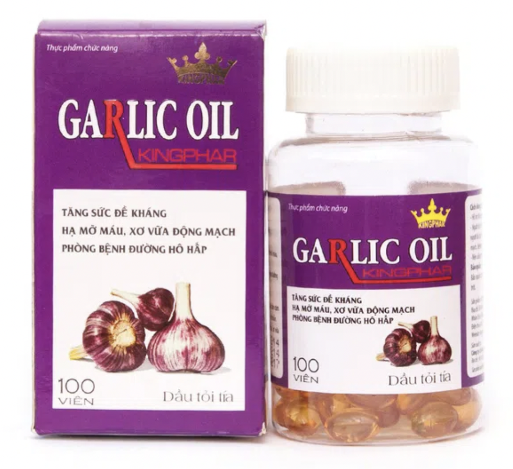 [T05613] Garlic Oil Tỏi Tía DP Trường Thọ (H/30v) date 12/2024
