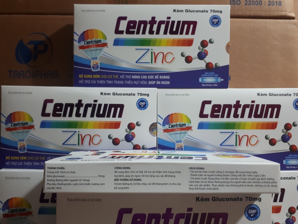 [T05899] Centrium Zinc Gluconate 70mg Việt Pháp (H/20o/10ml) 