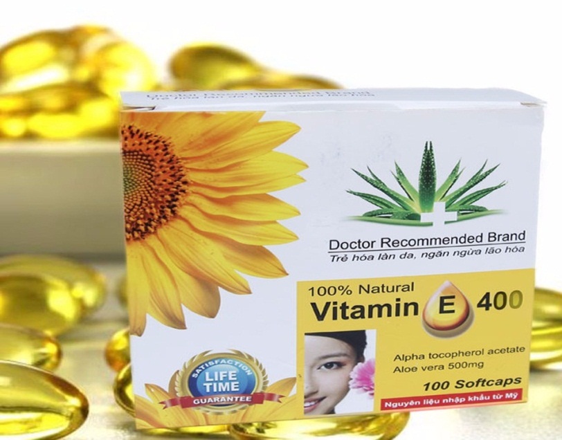 [T05961] Vitamin E 400 hoa hướng dương MediUSA (H/100v)