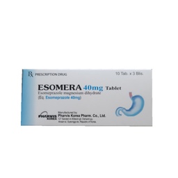 [T05971] Esomera Esomeprazole 40mg Hàn Quốc (H/30v)