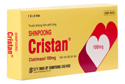 [T06035] Cristan Clotrimazol 100mg Shinpoong Daewoo (H/6v)