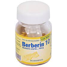 [T06123] Berberin 10 Berberin Clorid 10mg Cửu Long (Lọ/100v)