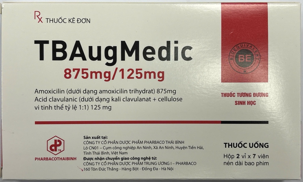 [T06139] Vigentin 875mg/125mg TW1 (H/14v) (TBAugMedic)