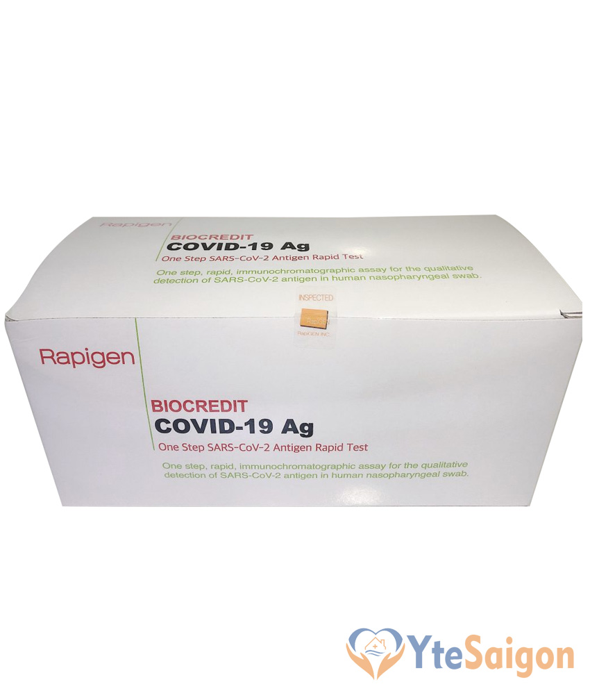 [T06140] Biocredit Covid 19 Ag Rapigen Test Covid Hàn Quốc (Cái)