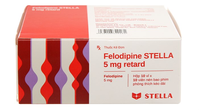 [T06193] Felodipine 5mg retard Stella (H/100v)
